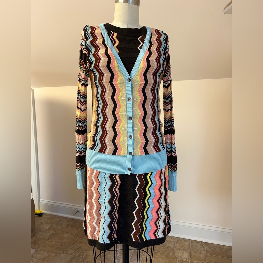 Missoni dress and cardigan set